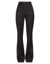 Ambush Woman Pants Black Size 6 Virgin Wool In Black