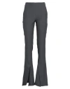 Ambush Woman Pants Steel Grey Size 6 Virgin Wool In Gray