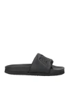 Ambush Woman Sandals Black Size 8 Soft Leather In Black