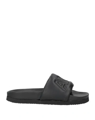 Ambush Woman Sandals Black Size 8 Soft Leather