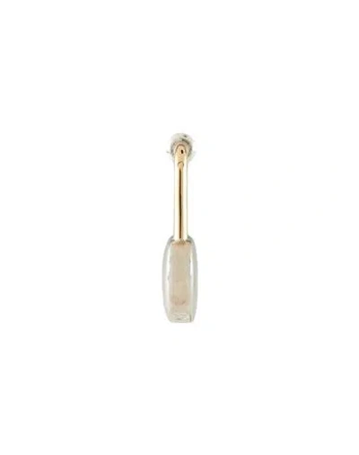 Ambush Woman Single Earring Platinum Size - 925/1000 Silver In Grey
