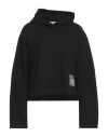 Ambush Woman Sweatshirt Black Size M Cotton, Polyester In Black