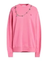 Ambush Woman Sweatshirt Pink Size M Cotton, Polyester In Pink