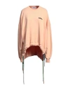 Ambush Multi Cord Crew Neck Sweatshirt In Pink