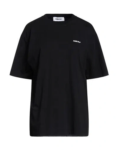 Ambush Woman T-shirt Black Size M Cotton, Polyester