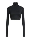 Ambush Woman T-shirt Black Size M Polyester, Elastane In Black