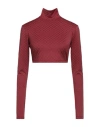 Ambush Woman T-shirt Brick Size M Polyester, Elastane In Red