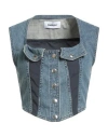 Ambush Woman Top Blue Size S Cotton In Multi