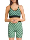 Ambush Motif-print Cropped Top In Green