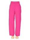 Ambush Women's Pants With Button In Fuchsia