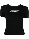 Ambush Short-sleeved Crewneck T-shirt In Black