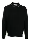 Ambush Black Knitted Sweater In Black