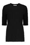 Ambush Layered Organic Cotton T-shirt In Black