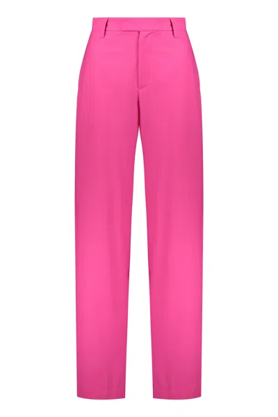 Ambush Wool Blend Trousers In Pink