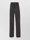 Ambush Wool Pant With Belt Loops And Pleats In Black