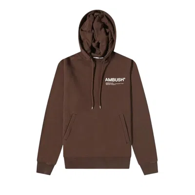 Pre-owned Ambush Workshop Hoodie 'chocolate' | Brown | Men's Size M