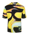 Ambush Multicolor Wskp Patch T-shirt Man T-shirt Multicolored Size Xl Cotton In Black