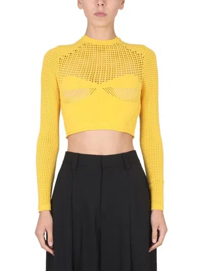 Ambush Yellow Crew Neck Sweater