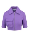 Ambush Purple Nylon Shirt In Purple