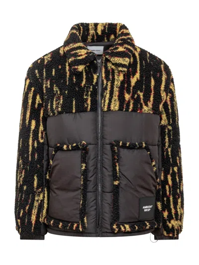 Ambush Zip-up Long-sleeved Jacket In Yellow