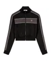 Ambush Zip-up Striped Sweatshirt In Black