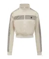 Ambush Off-white Cropped Track Jacket In Nude