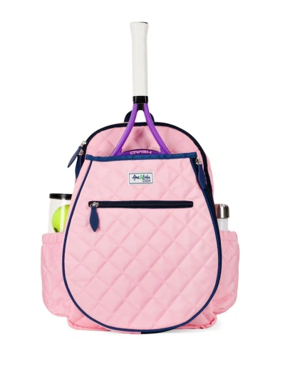 Ame & Lulu Big Love Tennis Nylon Backpack In Quilted Blush