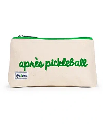 Ame & Lulu Brush It Off Cosmetic Case In Natural Green 1