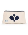 Ame & Lulu Brush It Off Cosmetic Case In Natural Navy