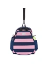 AME & LULU BUBBLY STRIPED GAME ON TENNIS BACKPACK