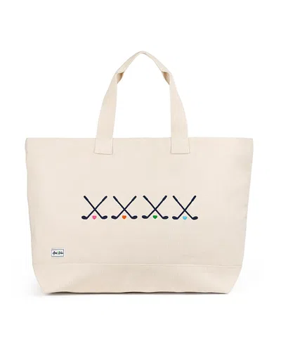 Ame & Lulu Club Love Country Club Tote In Natural