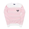 Ame & Lulu Club Sport Sweater In White