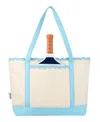 Ame & Lulu Court To Coast Tote In Blue