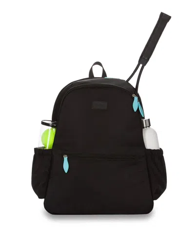 Ame & Lulu Courtside Tennis Backpack 2.0 In Black