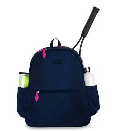 Ame & Lulu Courtside Tennis Backpack 2.0 In Blue