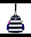 Ame & Lulu Game On Tennis Backpack In Navy White