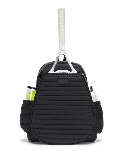 Ame & Lulu Game On Tennis Quilted Backpack In Black