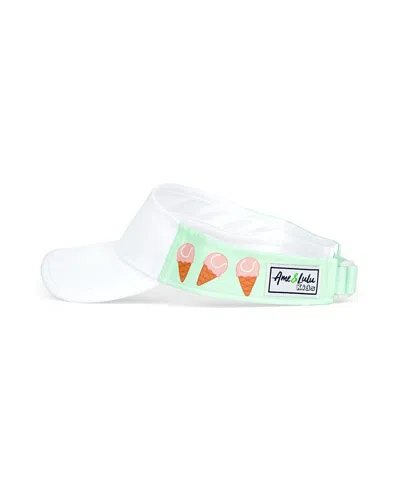 Ame & Lulu Gators Little Love Visor - Little Kid, Big Kid In Green