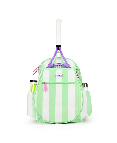 Ame & Lulu Kids' Girls' Cabana Stripe Junior Love Tennis Backpack In Multi