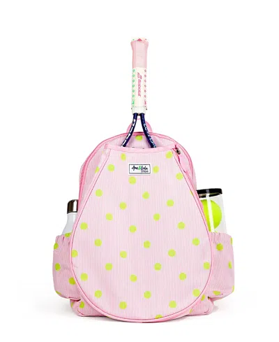 Ame & Lulu Girls' Hearts Little Love Tennis Backpack - Little Kid, Big Kid In Brown