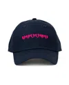 Ame & Lulu Girls' Tennis Hearts Camper Hat - Little Kid, Big Kid In Navy