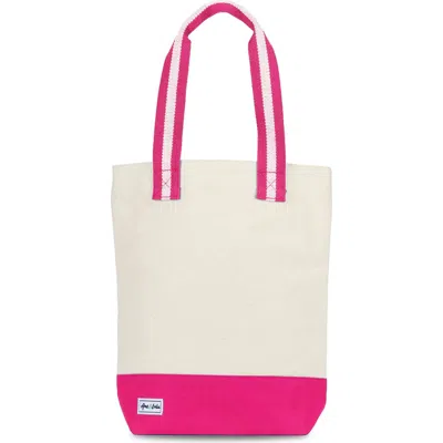 Ame & Lulu Hamptons Wine Tote In White
