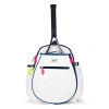 Ame & Lulu Kids'  Jr. Love Tennis Backpack In White