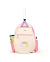 Shop Ame & Lulu Little Tennis Camper Backpack In Pink Pastel Rainbow