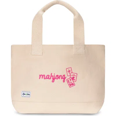 Ame & Lulu Mahjong Mini Tote In Neutral