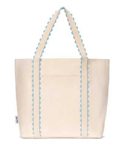 Ame & Lulu Nantucket Beach Tote In Blue