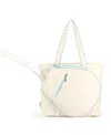 Ame & Lulu Nantucket Tennis Tote In Neutral