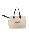 Ame & Lulu Pink Love All Court Bag