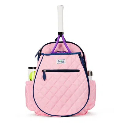 Ame & Lulu Kids' Unisex Big Love Tennis Backpack In Pink