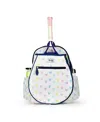 Ame & Lulu Unisex Navy Camo Big Love Tennis Backpack - Little Kid, Big Kid In Sweethearts